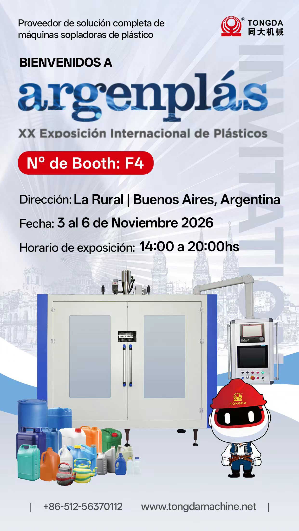Argenplás 2026 exhibition poster