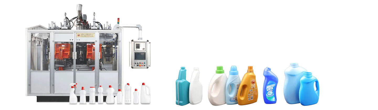 Machine de soufflage pour flacons ménagers et d'hygiène — machine et produits