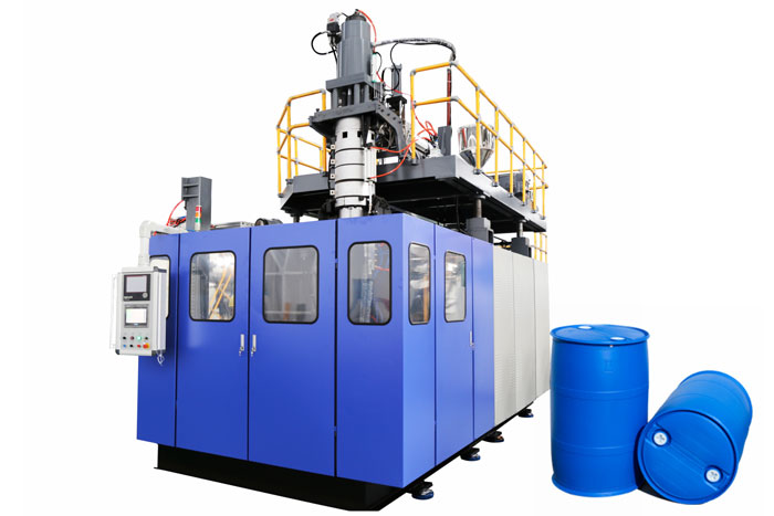 Extrusion blow molding principle