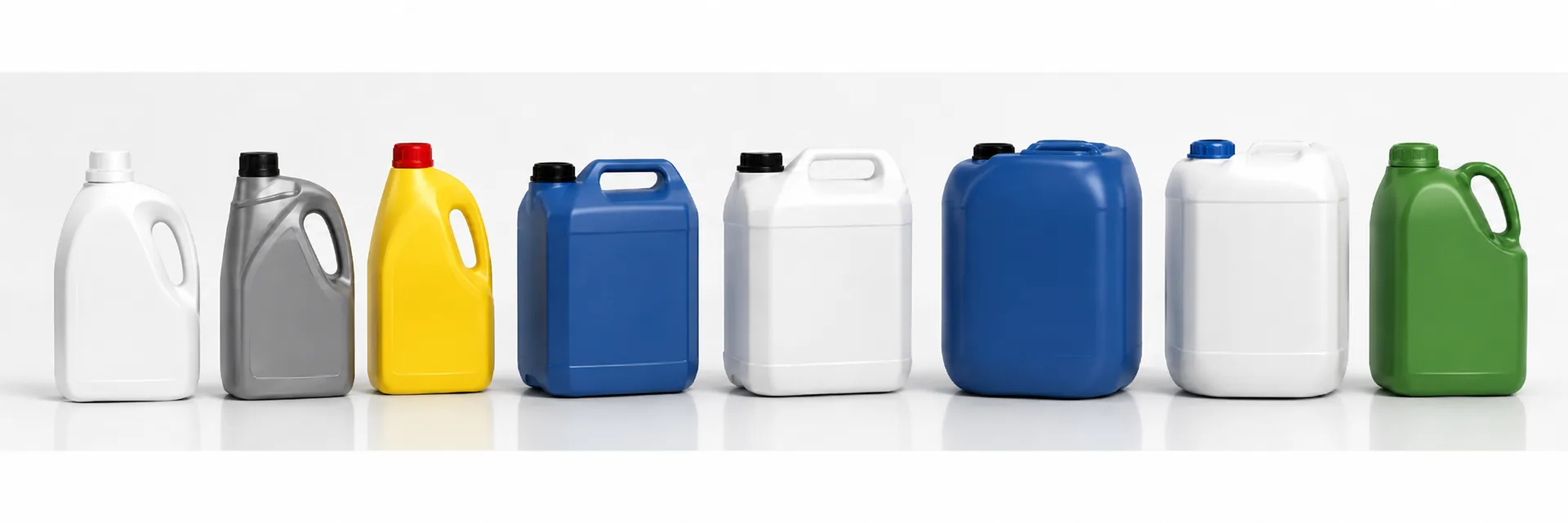 Plastic jerry cans produced by extrusion blow molding