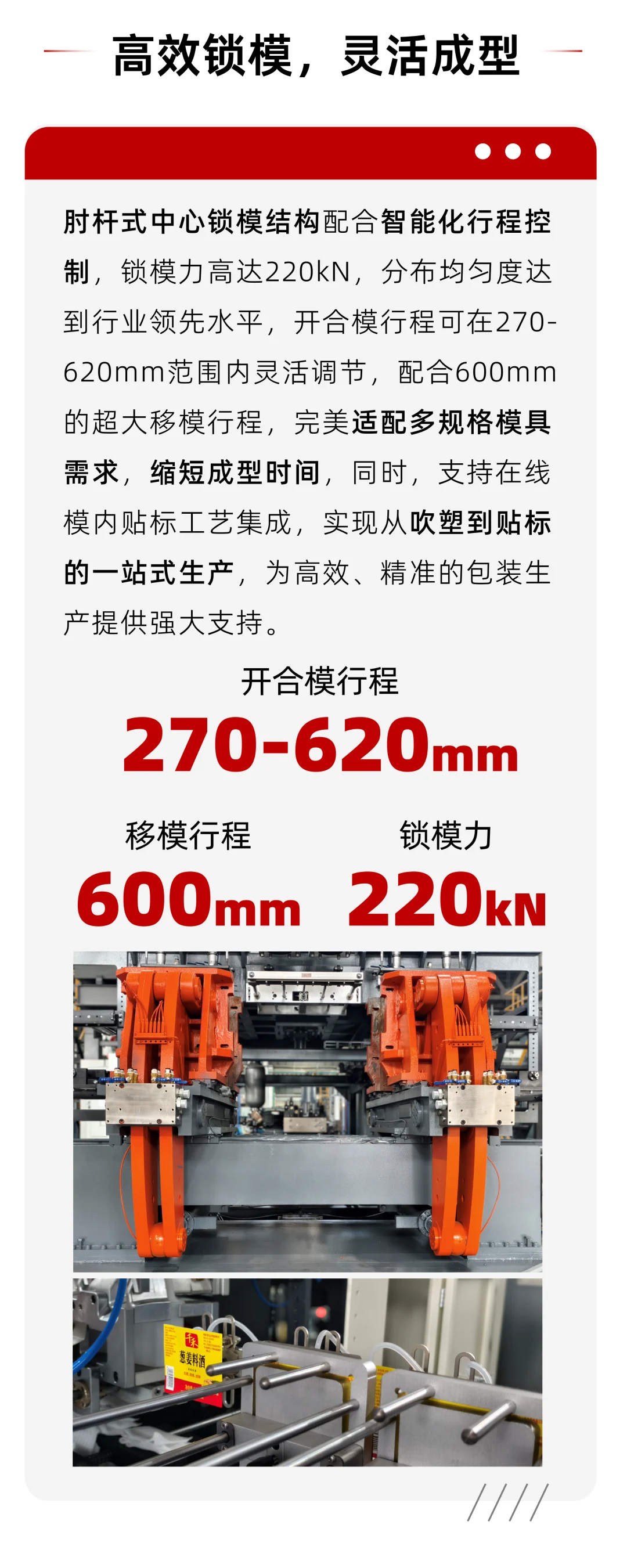 Clamping components of the HSII-12L food-container project